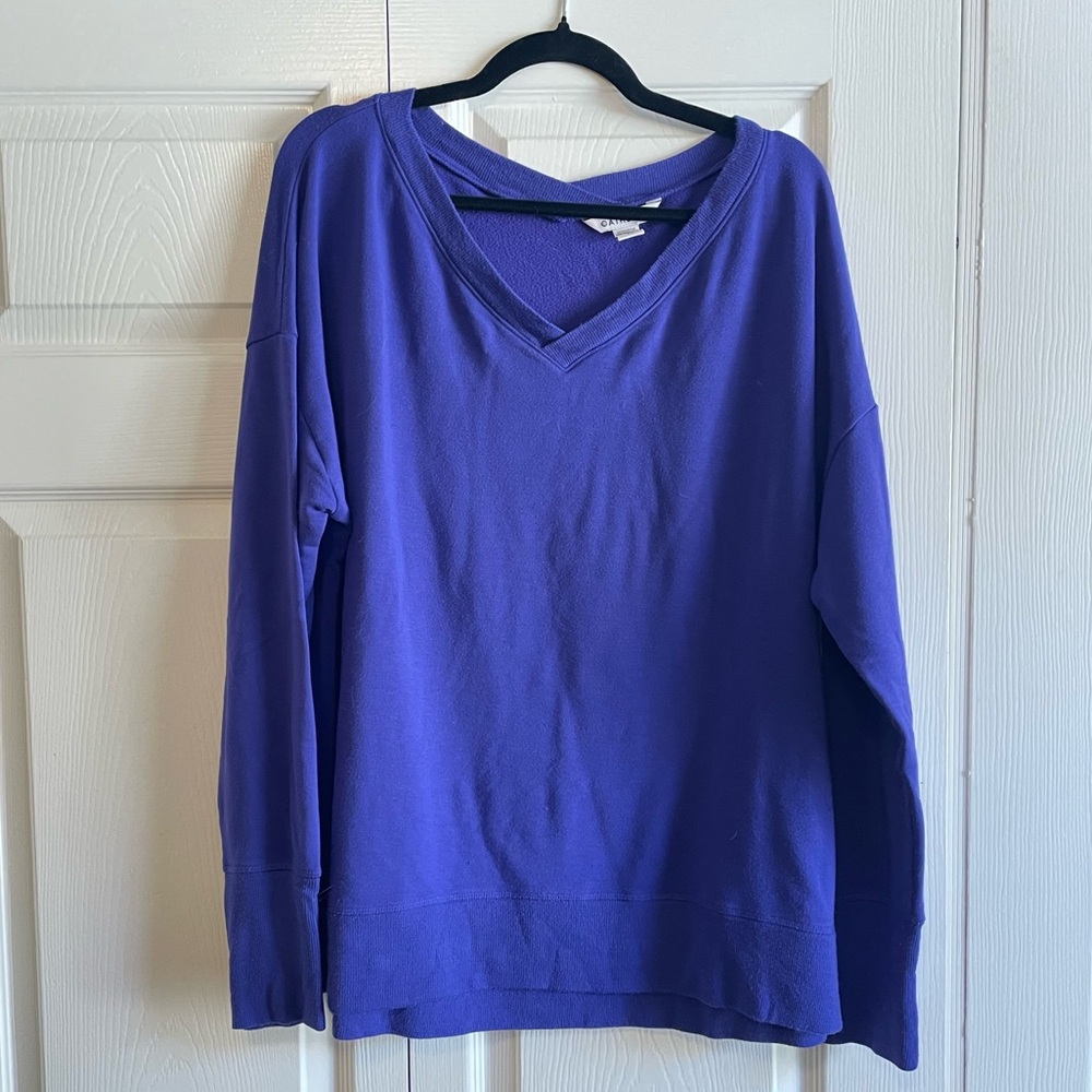 Athleta Coaster Luxe V-Neck Sweater